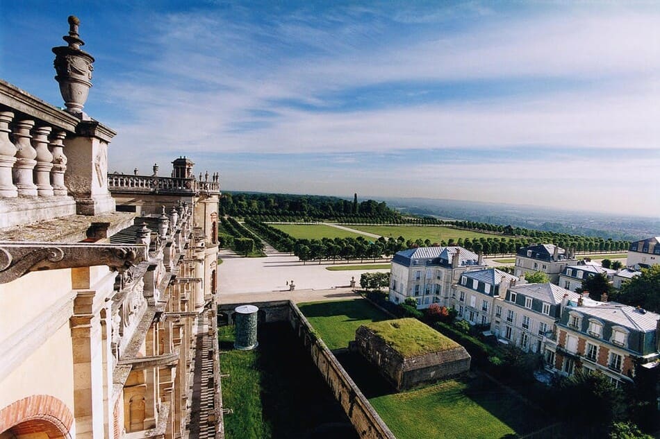 toit du chateau de St-Germain-en-Laye