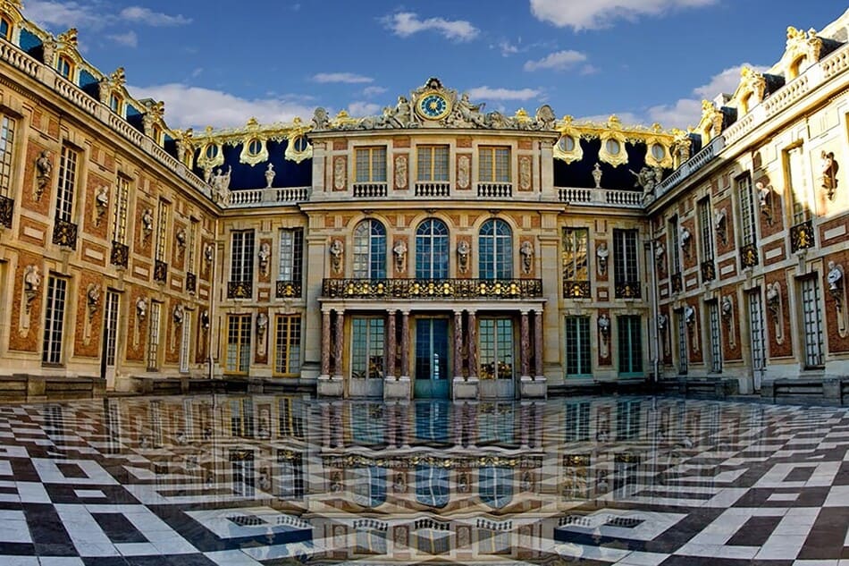 entrée du chateau de versailles